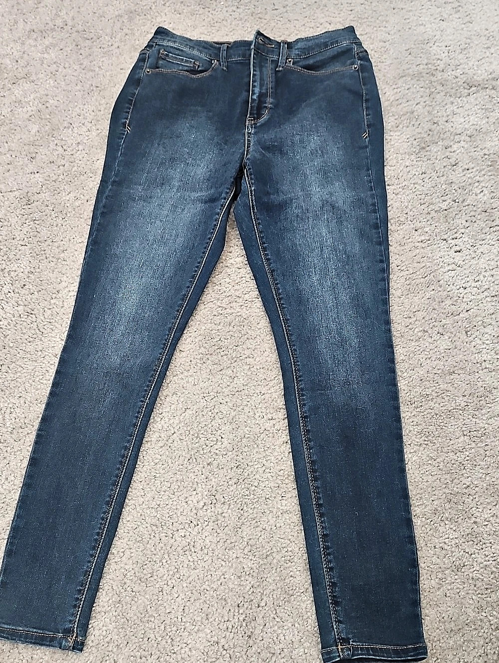 Mudd High-Rise Jean Legging Leggings in Blue Size 7